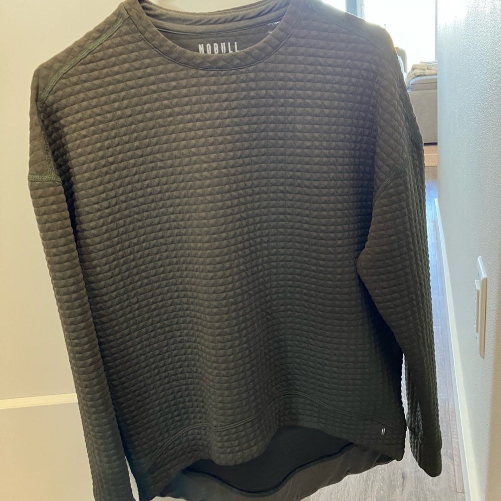 NOBULL Women’s Olive Crewneck Sweater